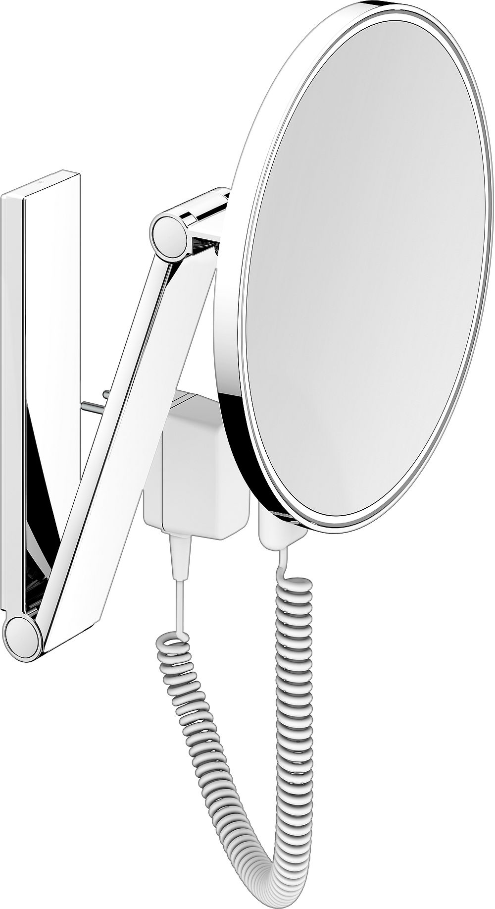 Keuco Cosmetic mirrors kozmetikai tükör 21.2x31.4 cm kerek világítással króm 17612019001