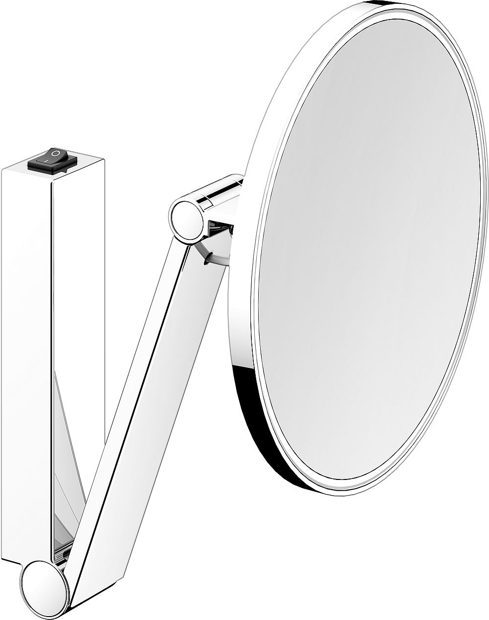 Keuco Cosmetic mirrors kozmetikai tükör 21.2x31.8 cm kerek világítással 17612039004