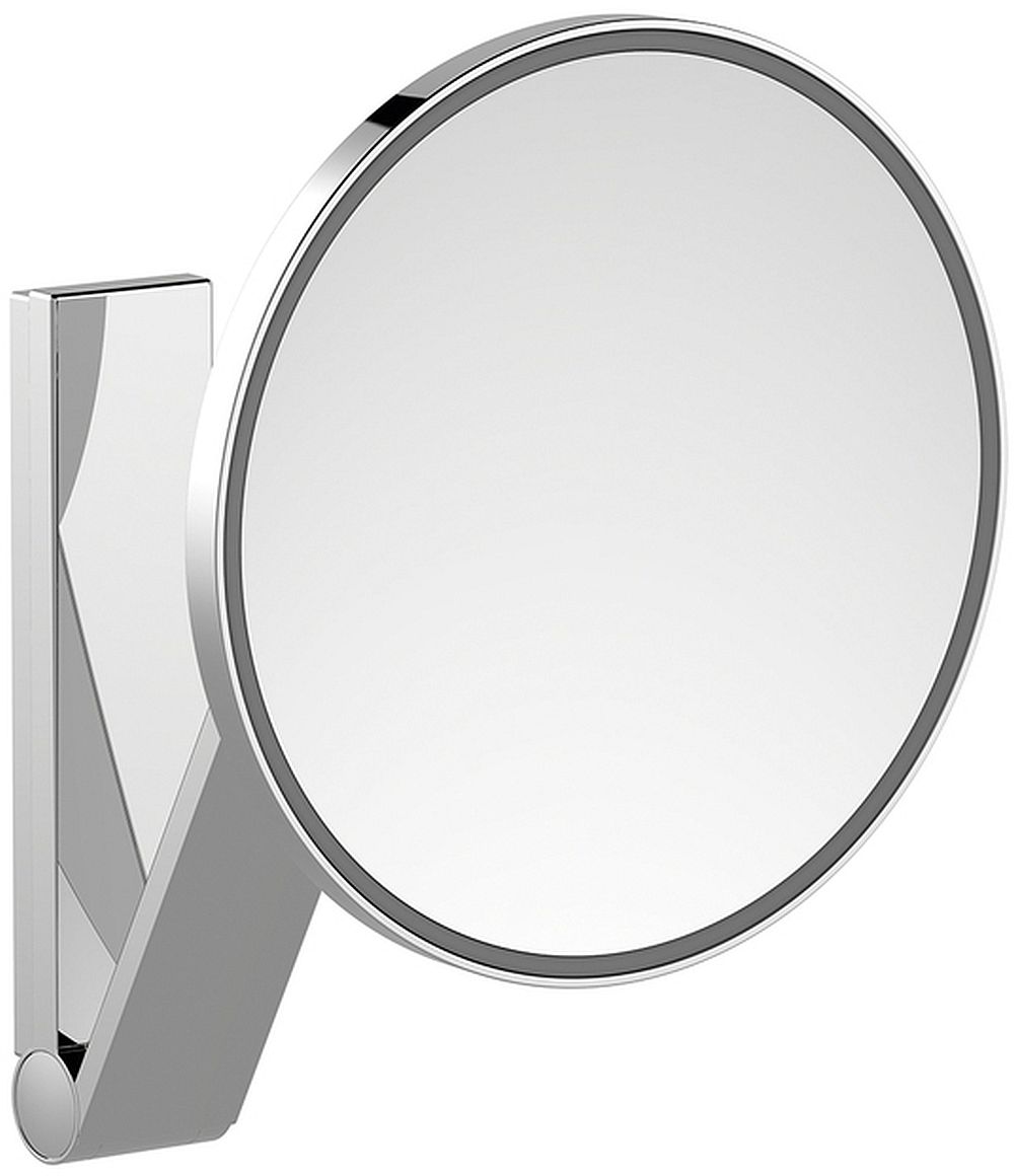 Keuco Cosmetic mirrors kozmetikai tükör 21.2x31.8 cm kerek világítással nikkel 17612059003