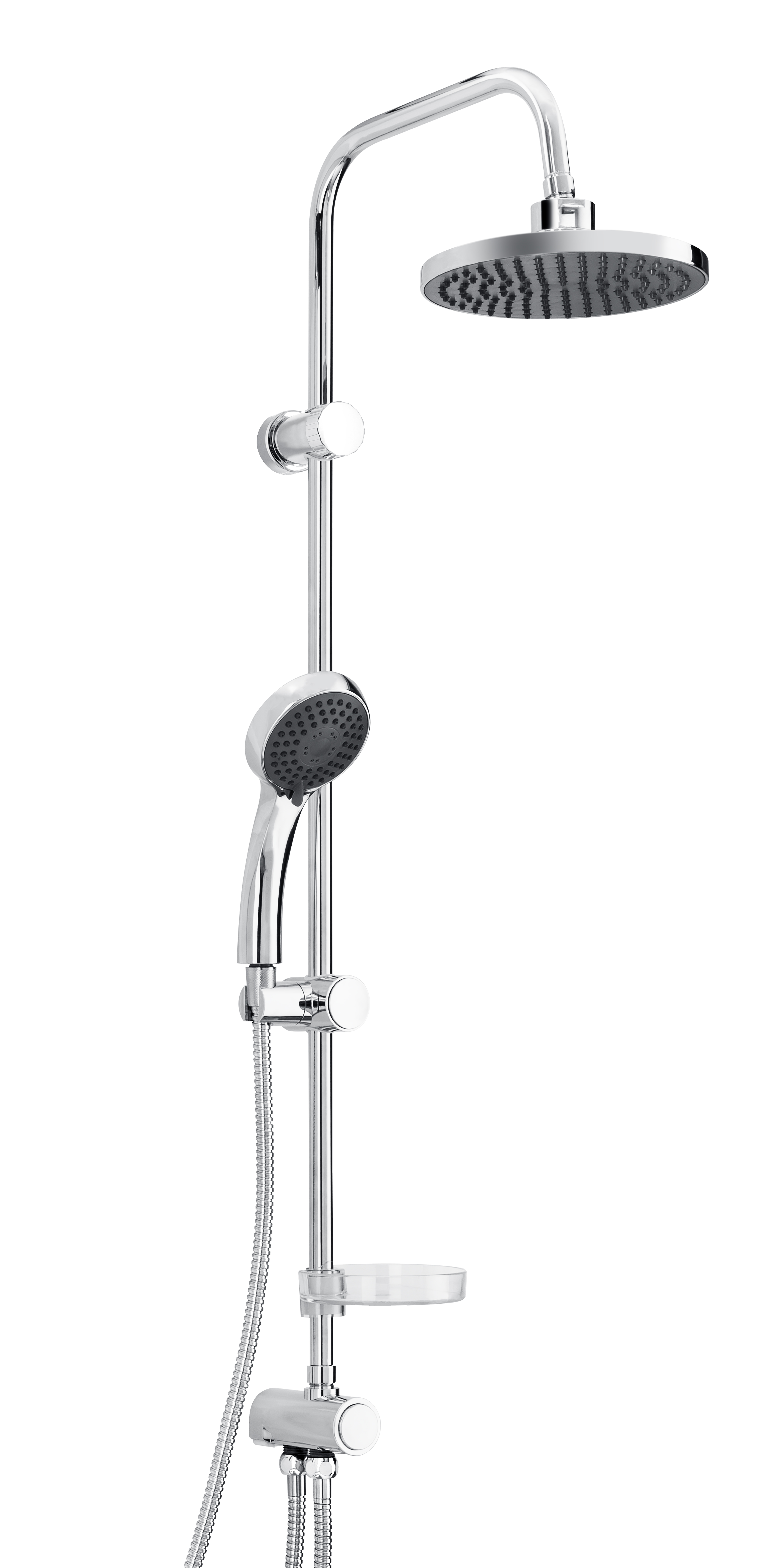 Hyggli Eco zuhany készlet fal trópusi zuhany opcióval króm 18-141