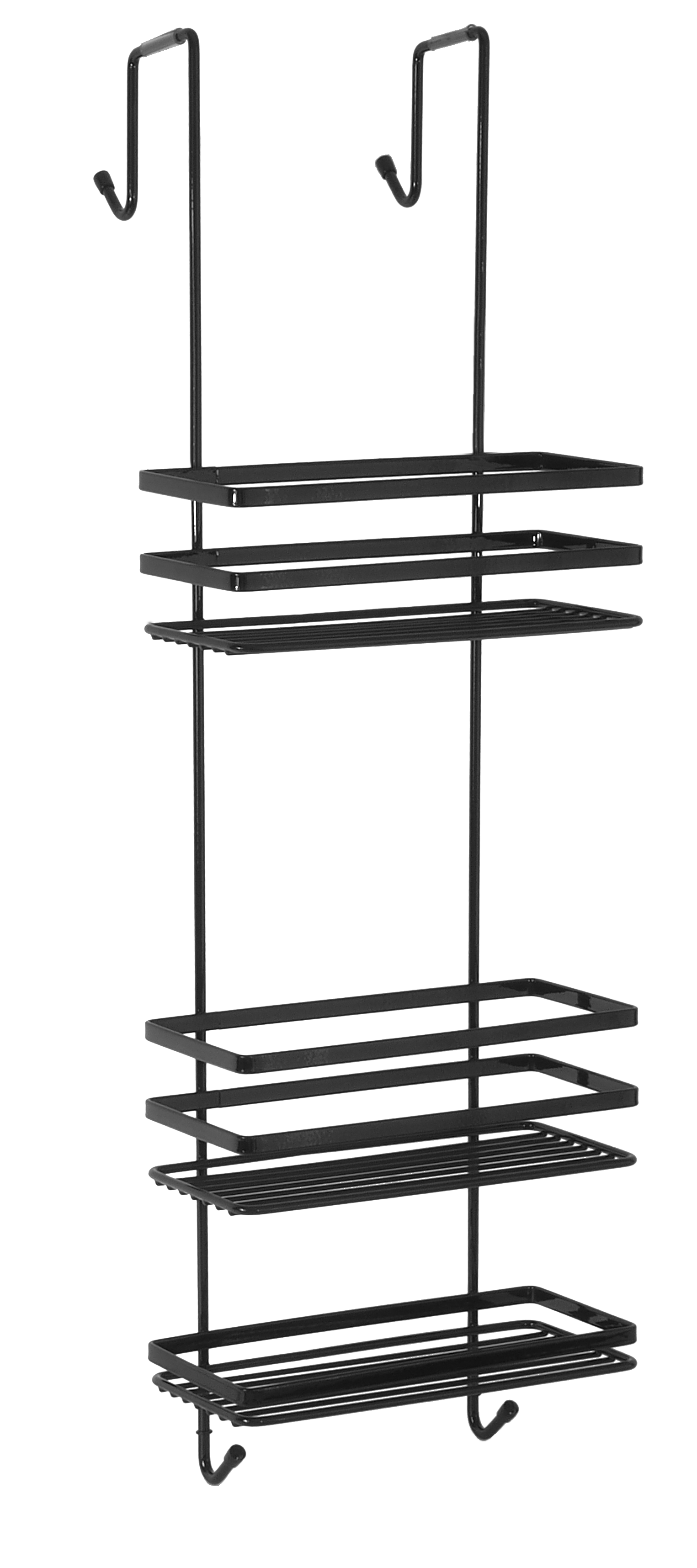Hyggli Inox zuhanypolc 25 cm fekete 50-115
