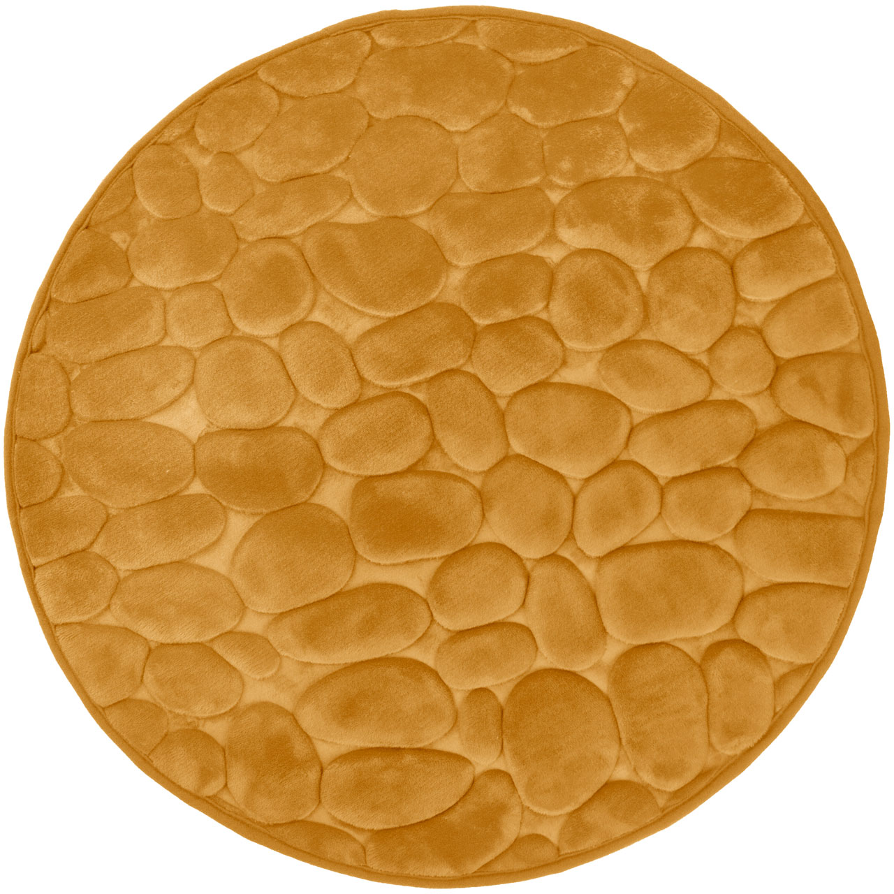 Duschy Bellarina fürdőszoba szőnyeg 60x60 cm kerek arany 767-41