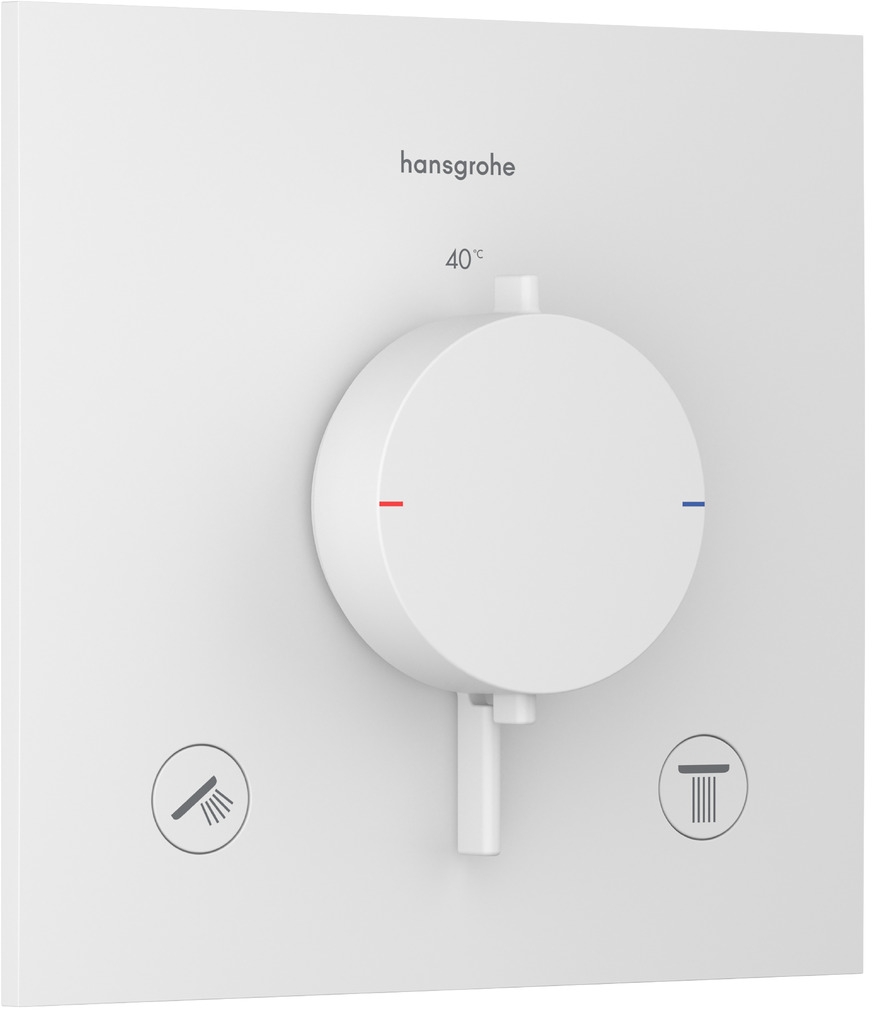 Hansgrohe Ecostat Comfort E kád és zuhany csaptelep süllyesztett z termosztáttal fehér 33711700