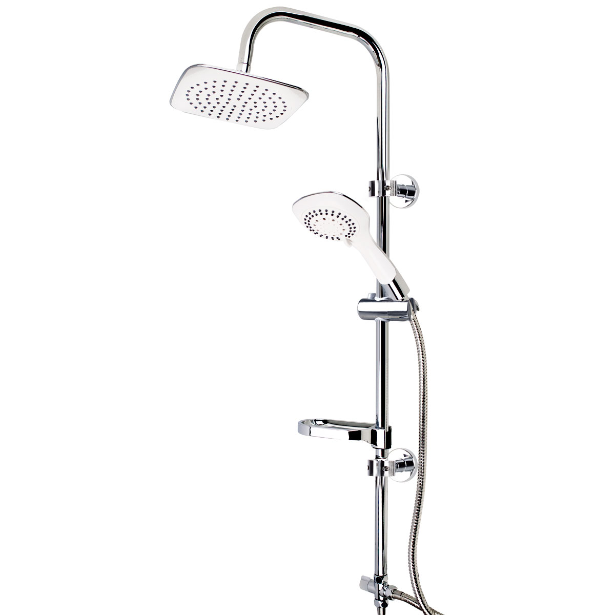 Duschy Dolphin zuhany készlet fal trópusi zuhany opcióval króm 455-90