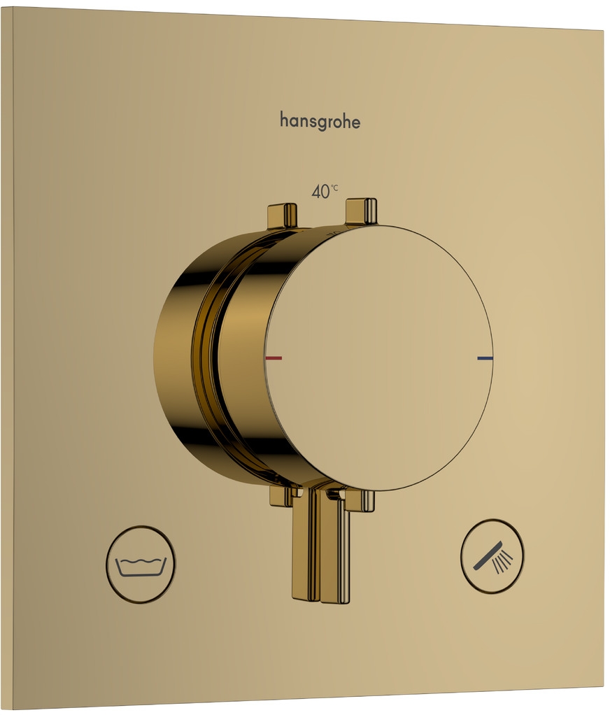Hansgrohe Ecostat Comfort E kád és zuhany csaptelep süllyesztett z termosztáttal arany 33716990