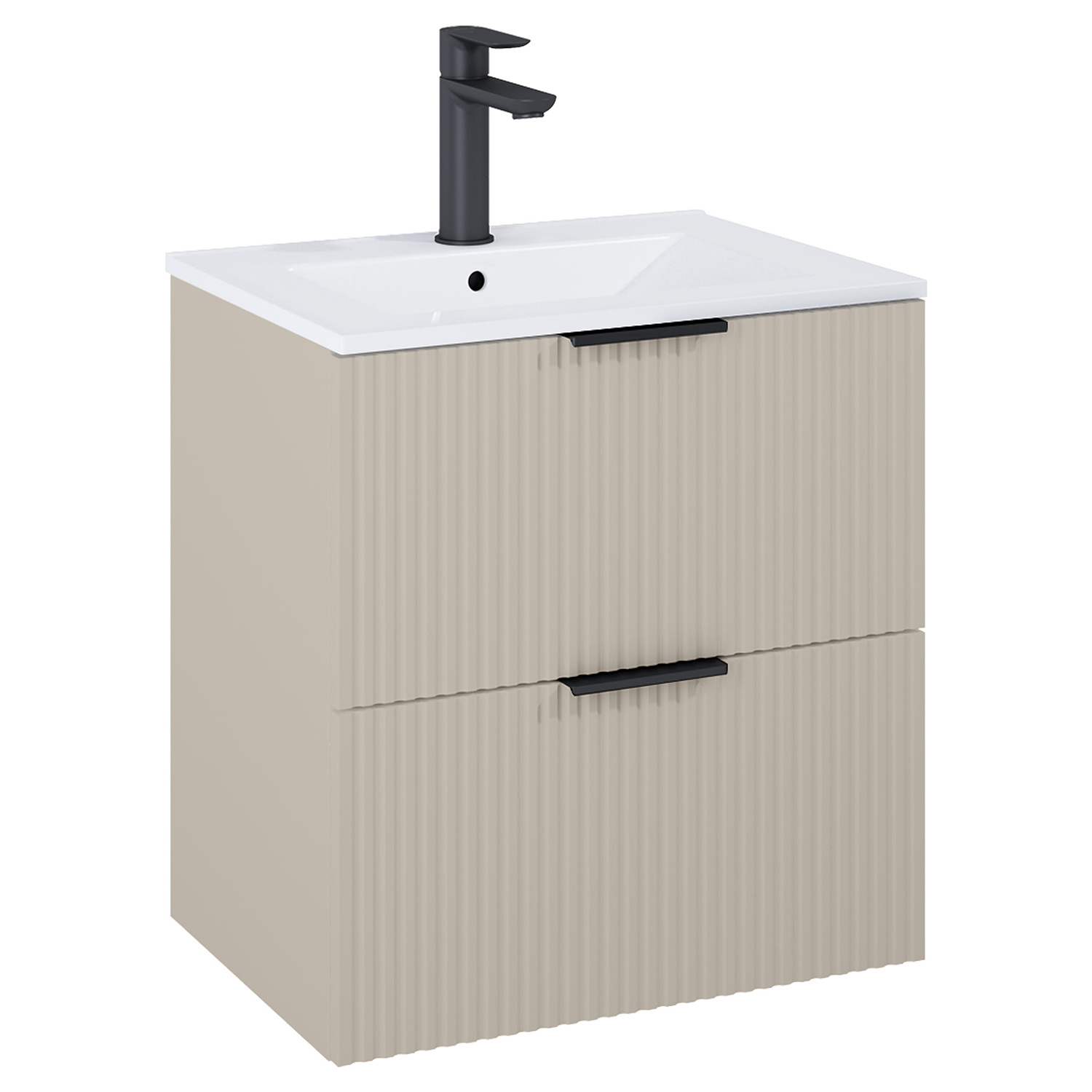 Roca Reef szekrény 60x45.2x63.5 cm mosdókagyló alá akasztható bézs A857954539