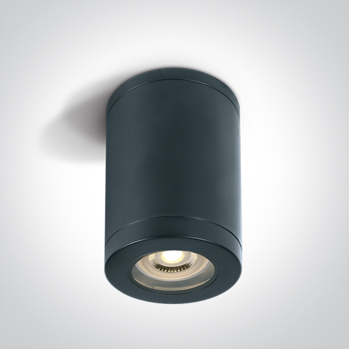 One Light kültéri állmennyezet alatti lámpa 1x6 W fekete 67142A/B
