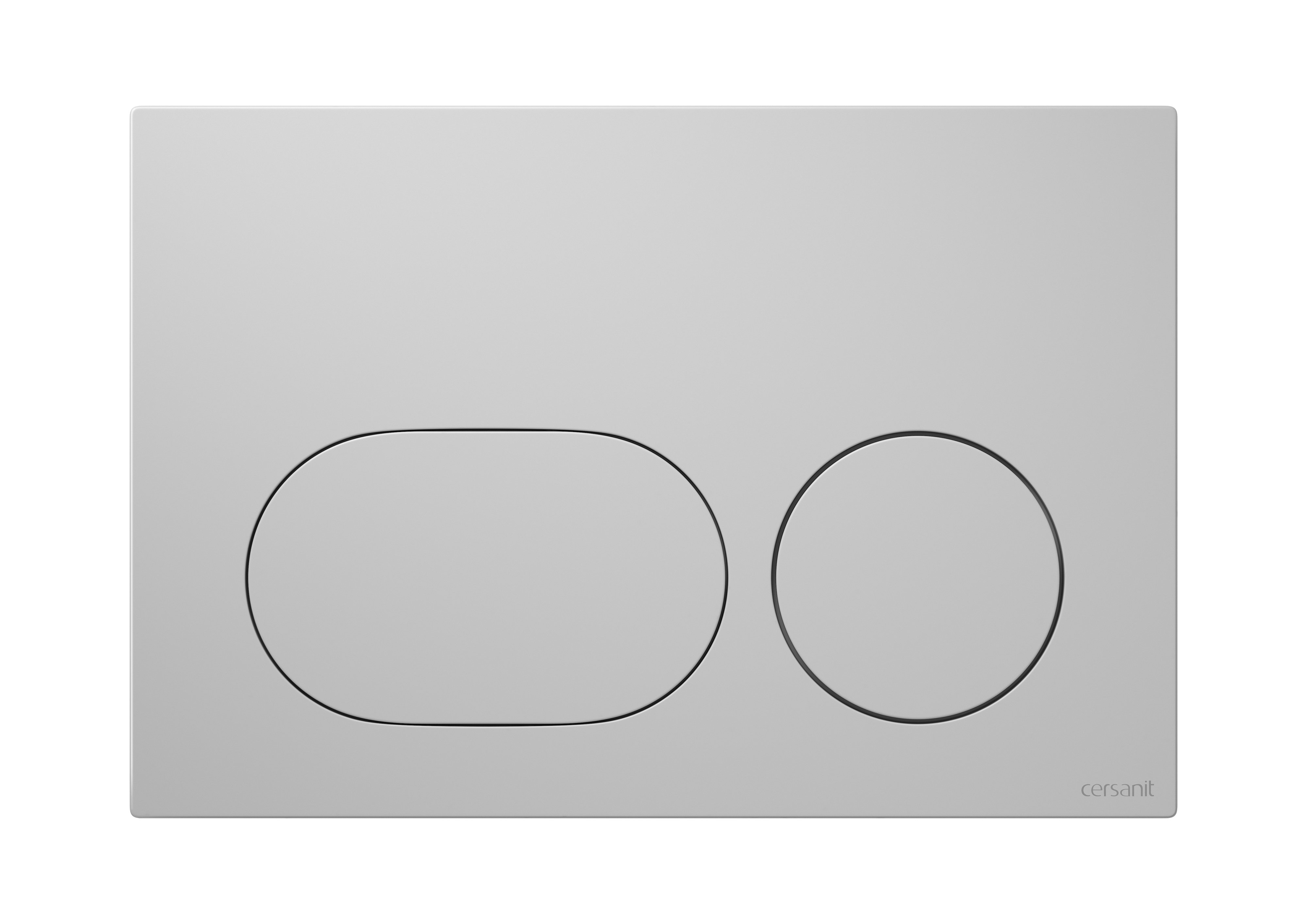 Cersanit Dueto öblítő gomb WC-hez matt króm K97-0636
