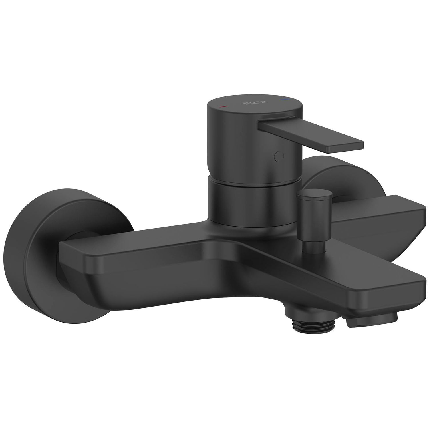 Roca Targa kád és zuhany csaptelep fali fekete A5A025FNB0