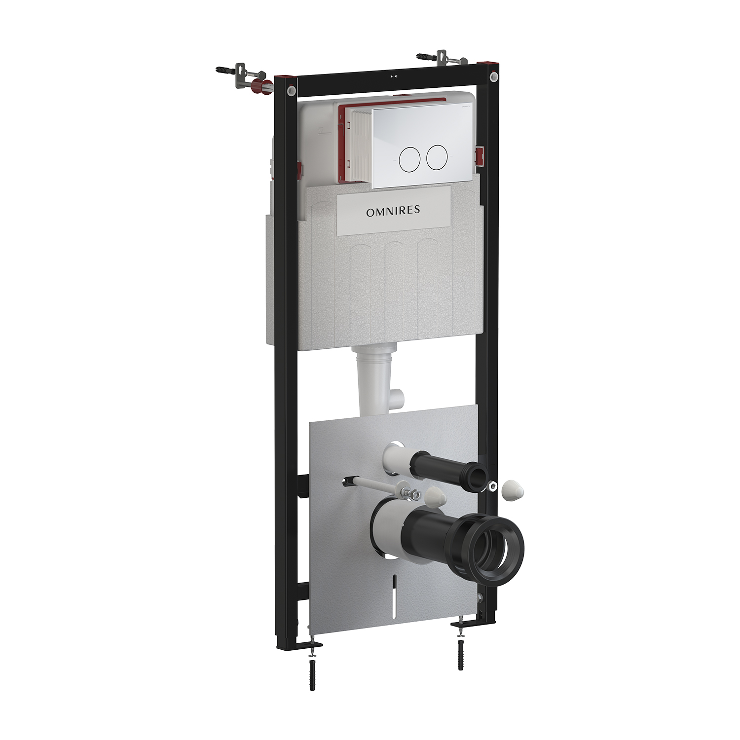 Omnires Strongframe + Minimal falsík alatti keret öblítőgombbal függő csészéhez STFWCECO1MRCP
