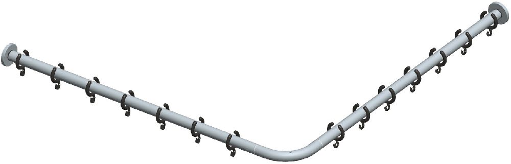 Keuco Plan zuhanyfüggönyrúd 14939011200