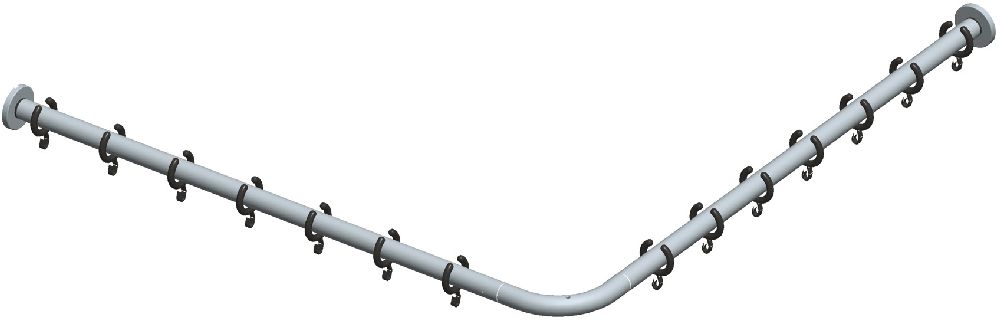 Keuco Plan zuhanyfüggönyrúd 14939171000