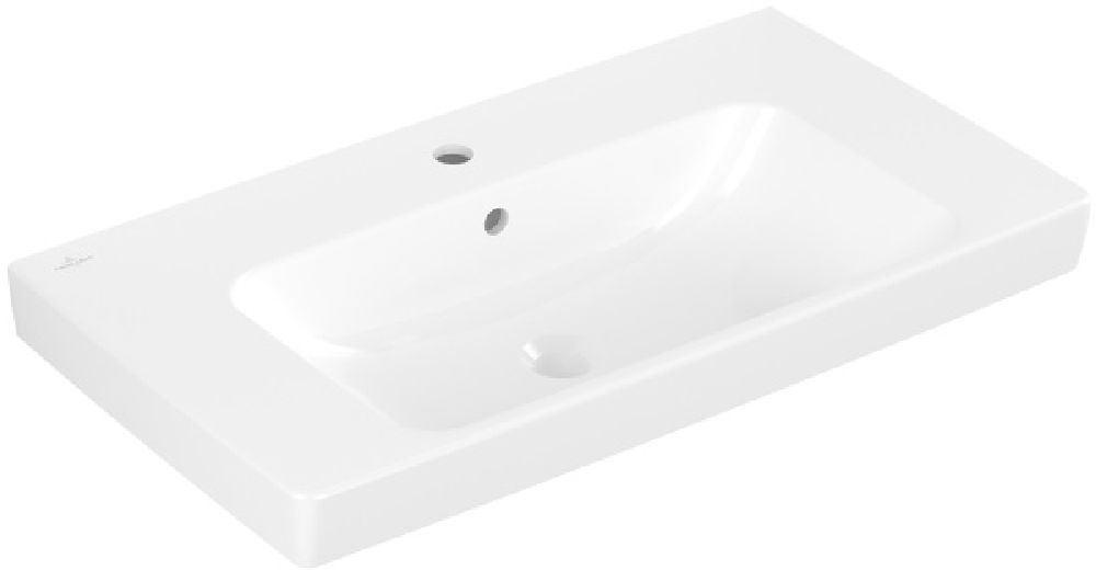 Villeroy & Boch Architectura mosdótál 80x45.5 cm négyszögletes klasszikus fehér 4A878001