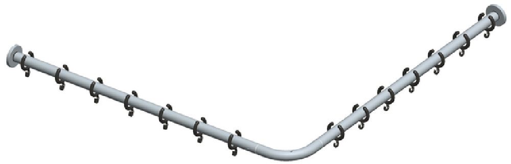 Keuco Plan zuhanyfüggönyrúd 14939171200