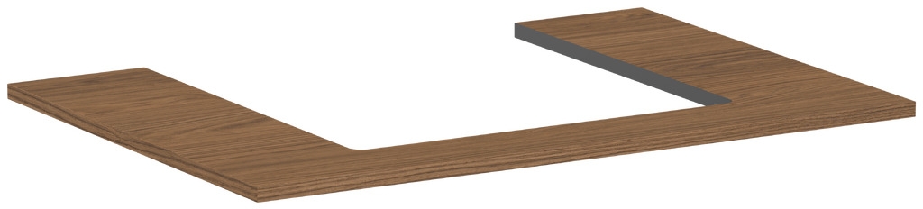 Hansgrohe Xilesa E szekrény feletti pult 78x55 cm tölgy 54269550
