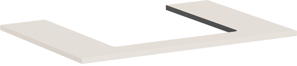 Hansgrohe Xilesa E szekrény feletti pult 78x55 cm homok 54269780