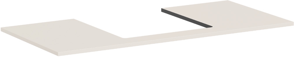Hansgrohe Xilesa E szekrény feletti pult 118x55 cm homok 54271780