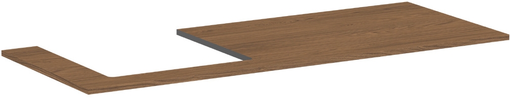 Hansgrohe Xilesa E szekrény feletti pult 137.5x55 cm tölgy 54272550