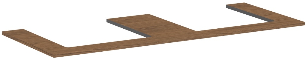 Hansgrohe Xilesa E szekrény feletti pult 137.5x55 cm tölgy 54274550