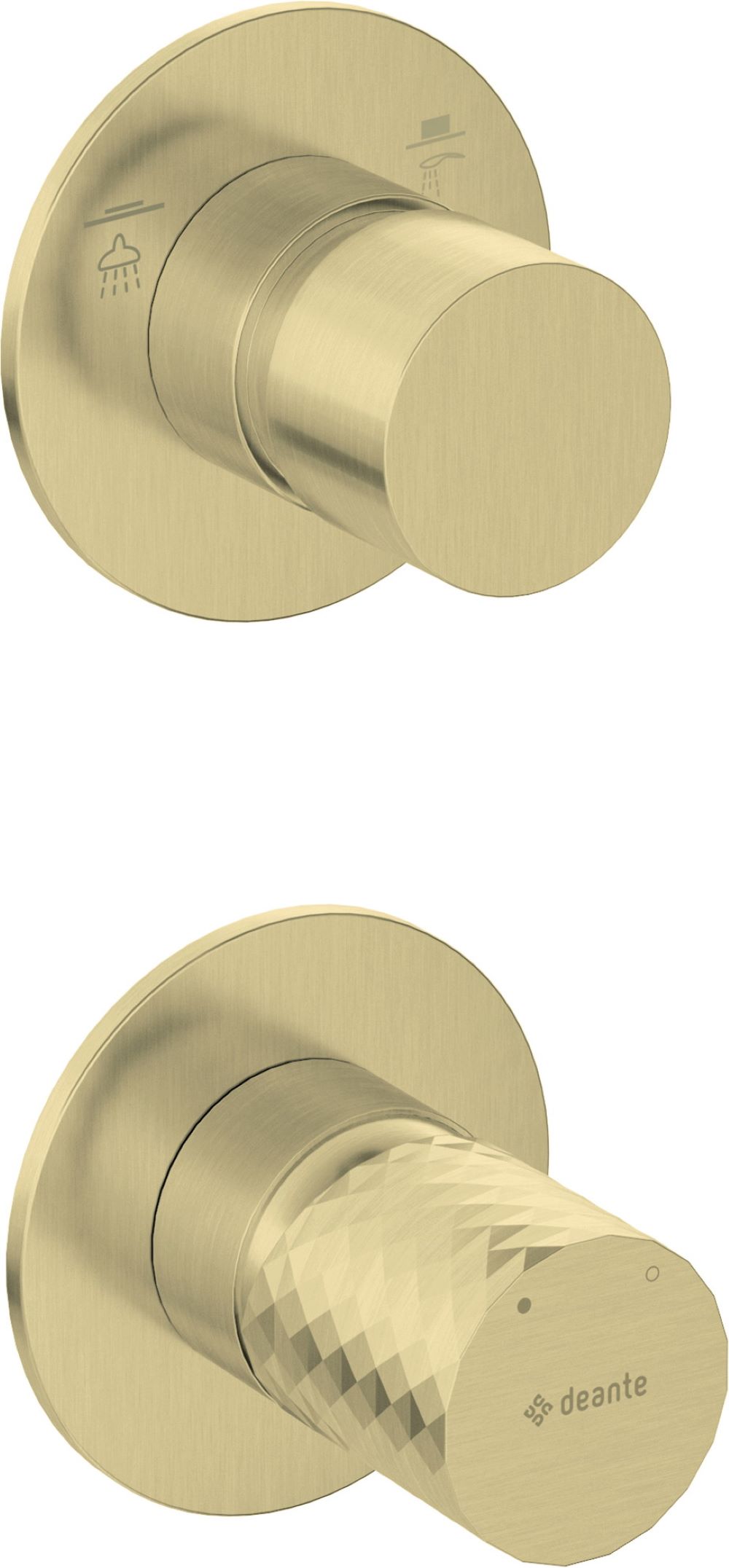 Deante Silia Hexa kád és zuhany csaptelep süllyesztett arany BHS_R44P