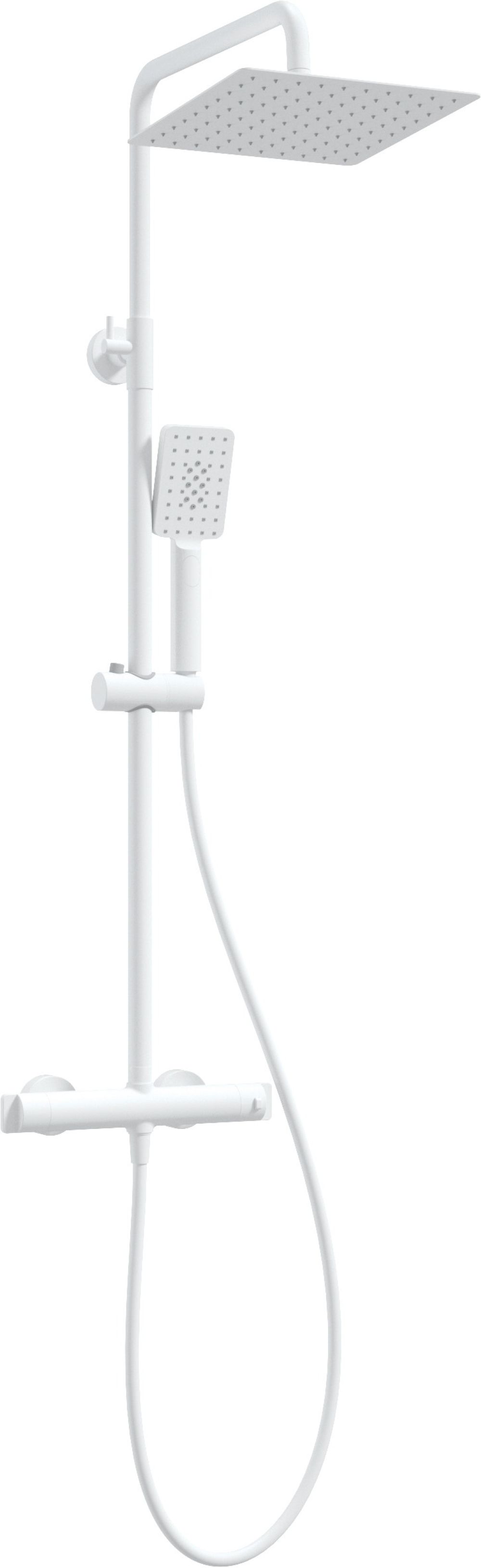 Deante Therm zuhany készlet fal termosztáttal fehér NAC_A4HT