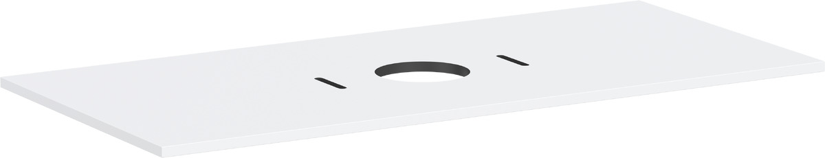 Hansgrohe Xilesa E szekrény feletti pult 118x55 cm fehér 54277700