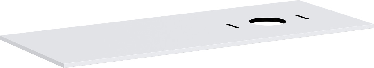 Hansgrohe Xilesa E szekrény feletti pult 137.5x55 cm fehér 54279700