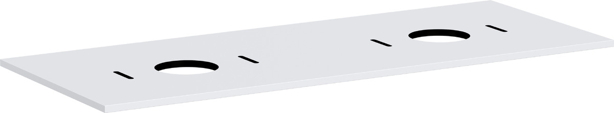 Hansgrohe Xilesa E szekrény feletti pult 137.5x55 cm fehér 54280700