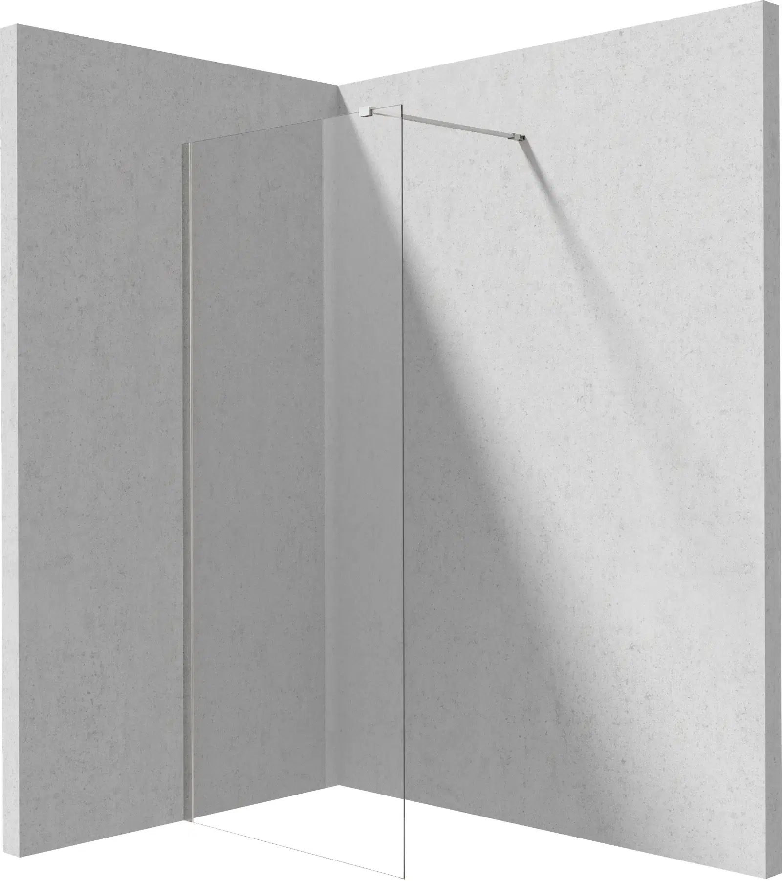 Deante Prizma zuhanykabin fal walk-in 120 cm króm fényes/átlátszó üveg KTJ_032P