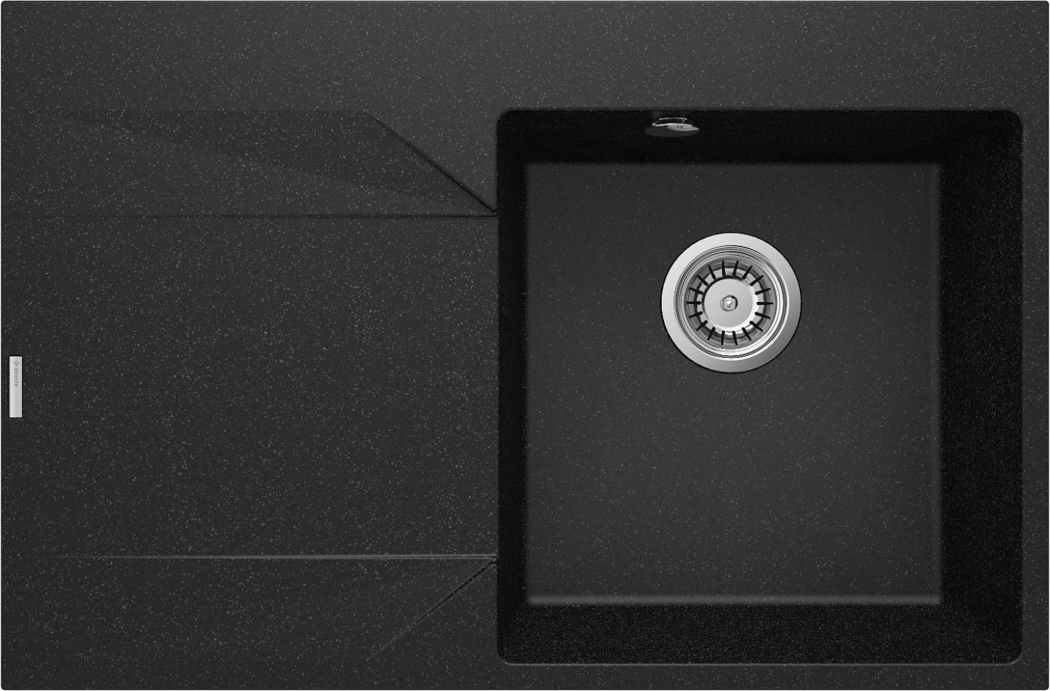 Deante Evora gránit mosogató 76x50 cm szürke/grafit/onix ZQJ_211L