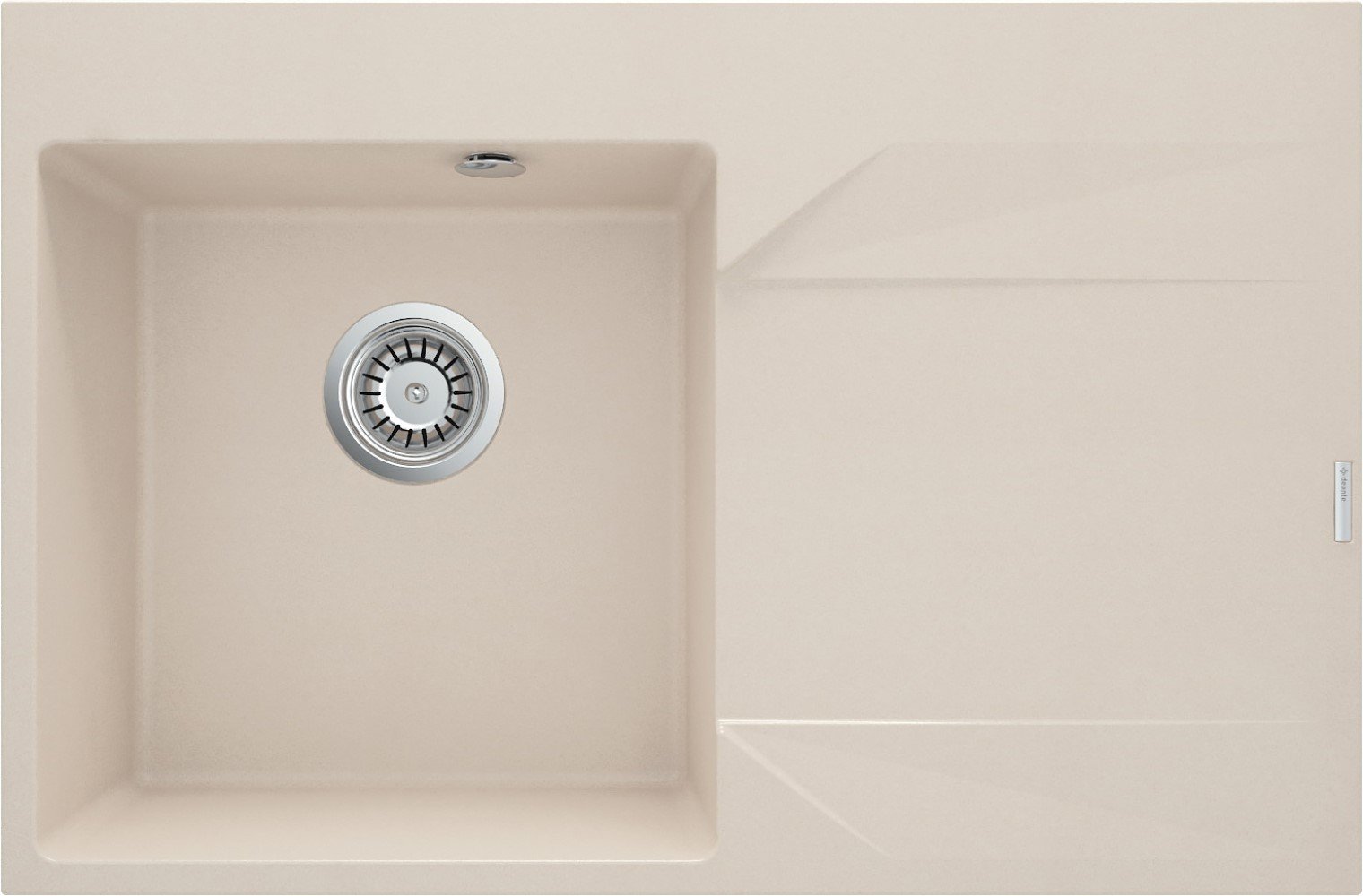 Deante Evora gránit mosogató 76x50 cm bézs ZQJ_511P