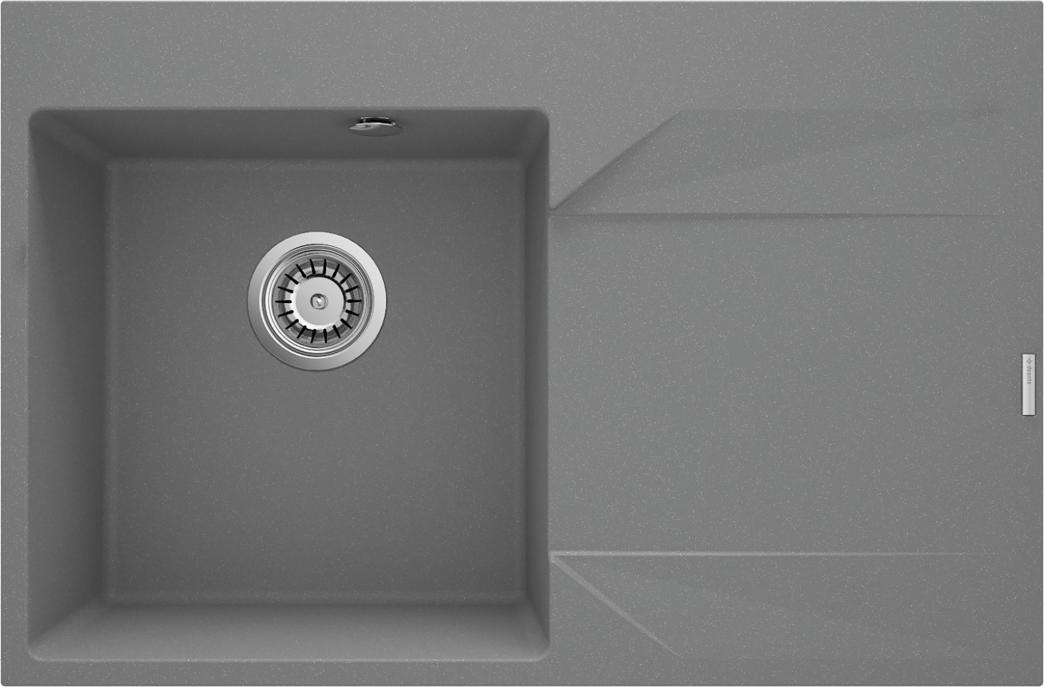 Deante Evora gránit mosogató 76x50 cm szürke/grafit/onix ZQJ_S11P