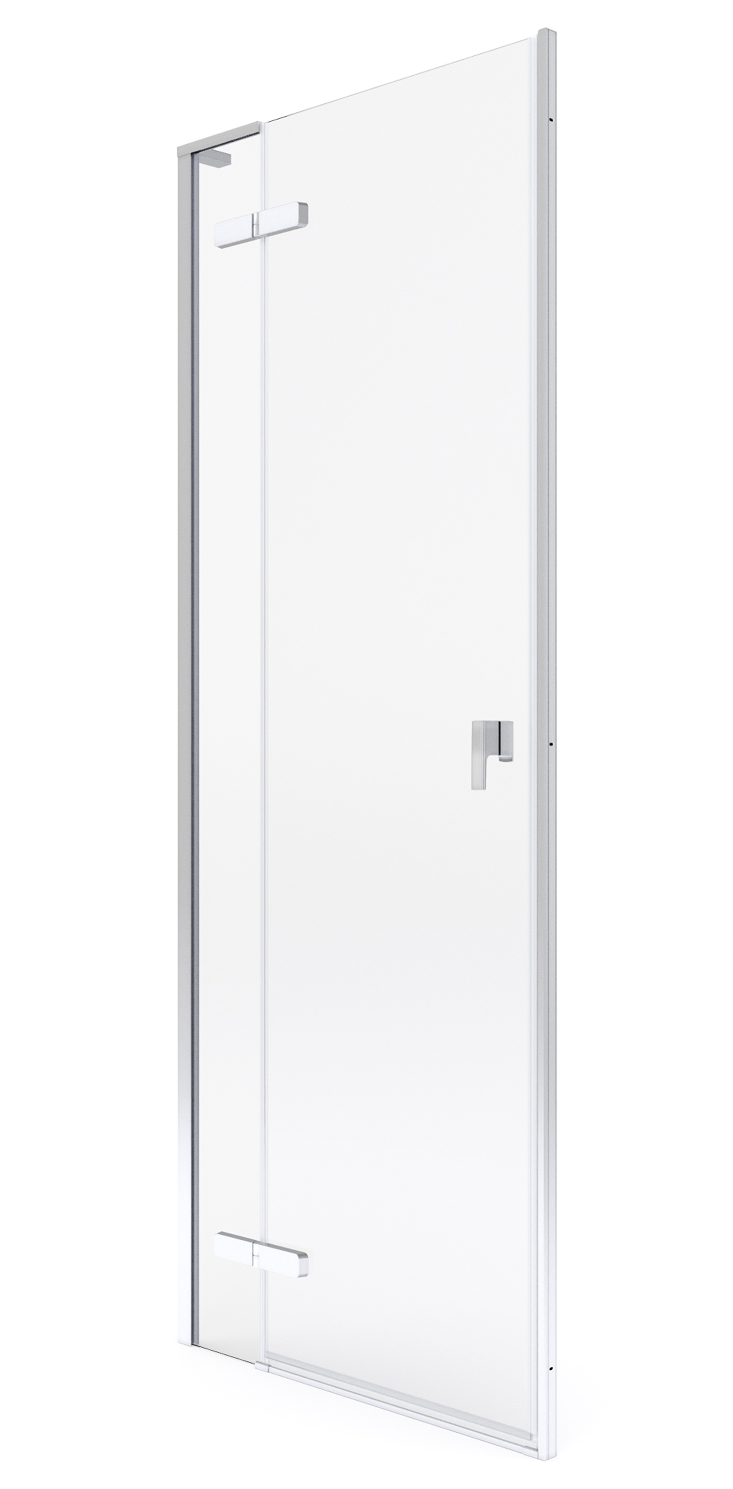 Roca Metropolis-N zuhanyajtók 110 cm dönthető króm fényes/átlátszó üveg AMP0811012M