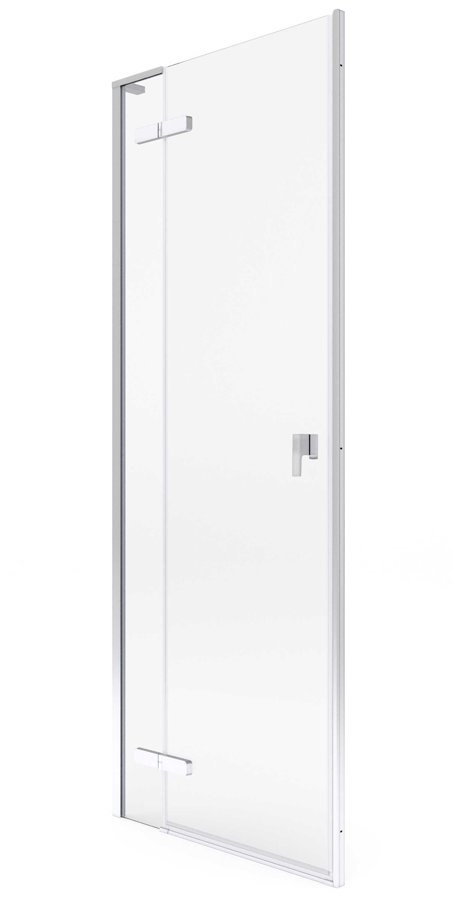 Roca Metropolis-N zuhanyajtók 130 cm dönthető króm fényes/átlátszó üveg AMP0813012M