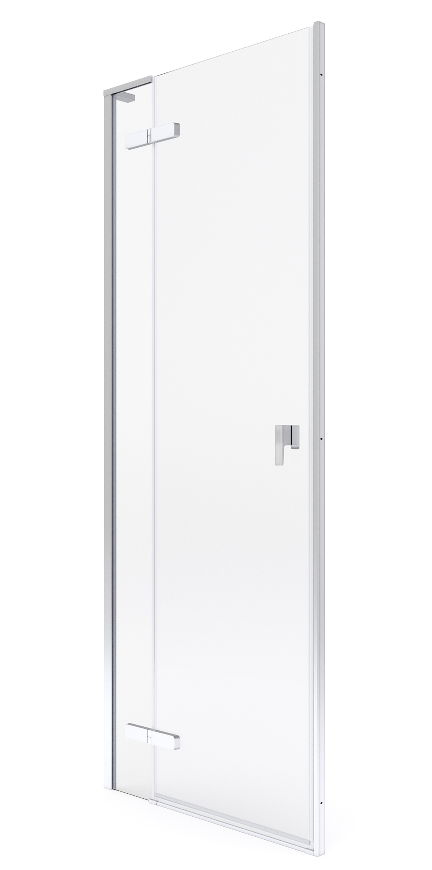 Roca Metropolis-N zuhanyajtók 140 cm dönthető króm fényes/átlátszó üveg AMP0814012M
