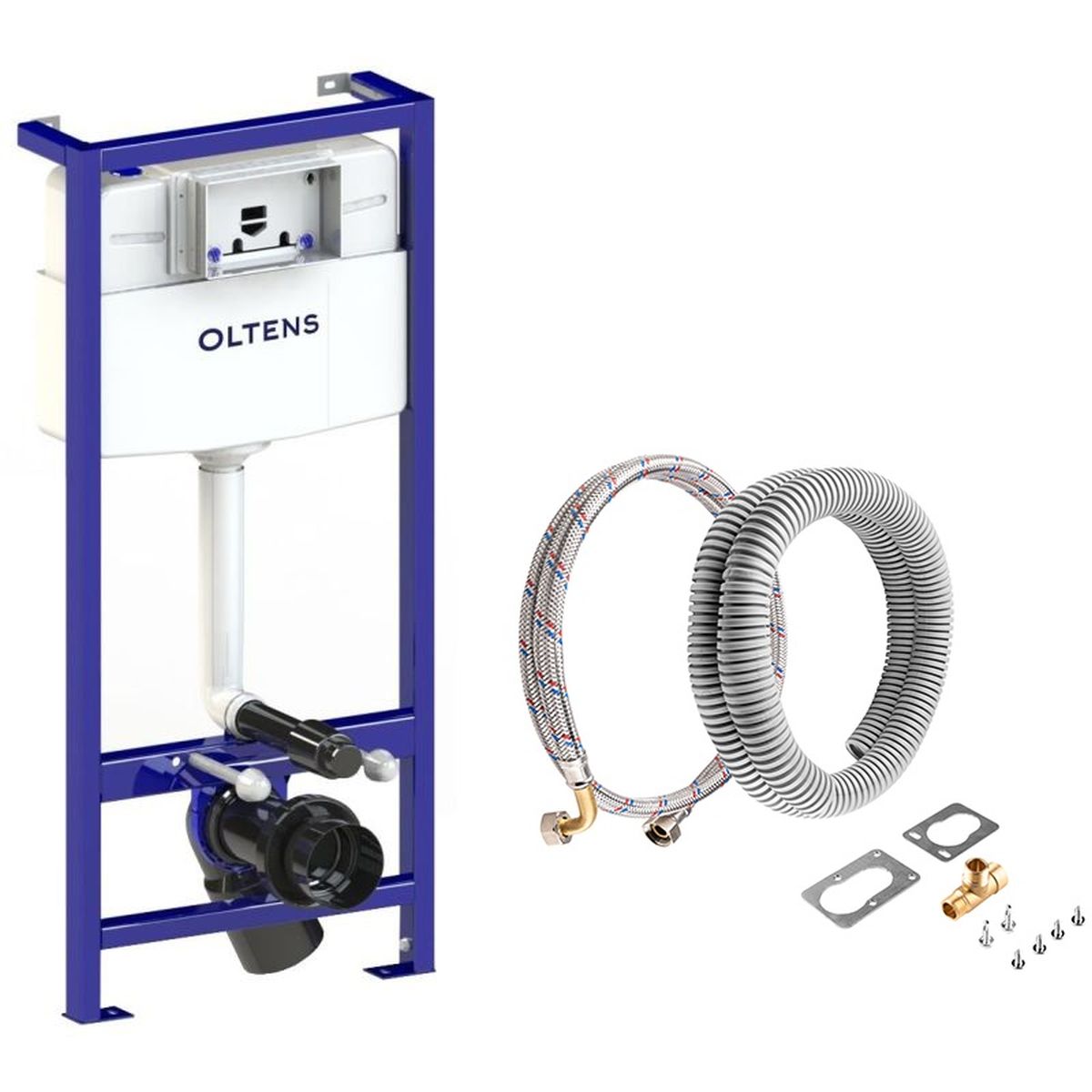 Készlet beépíthető keret Oltens Triberg 50001000, csatlakozókészlet Oltens Triberg 59019000