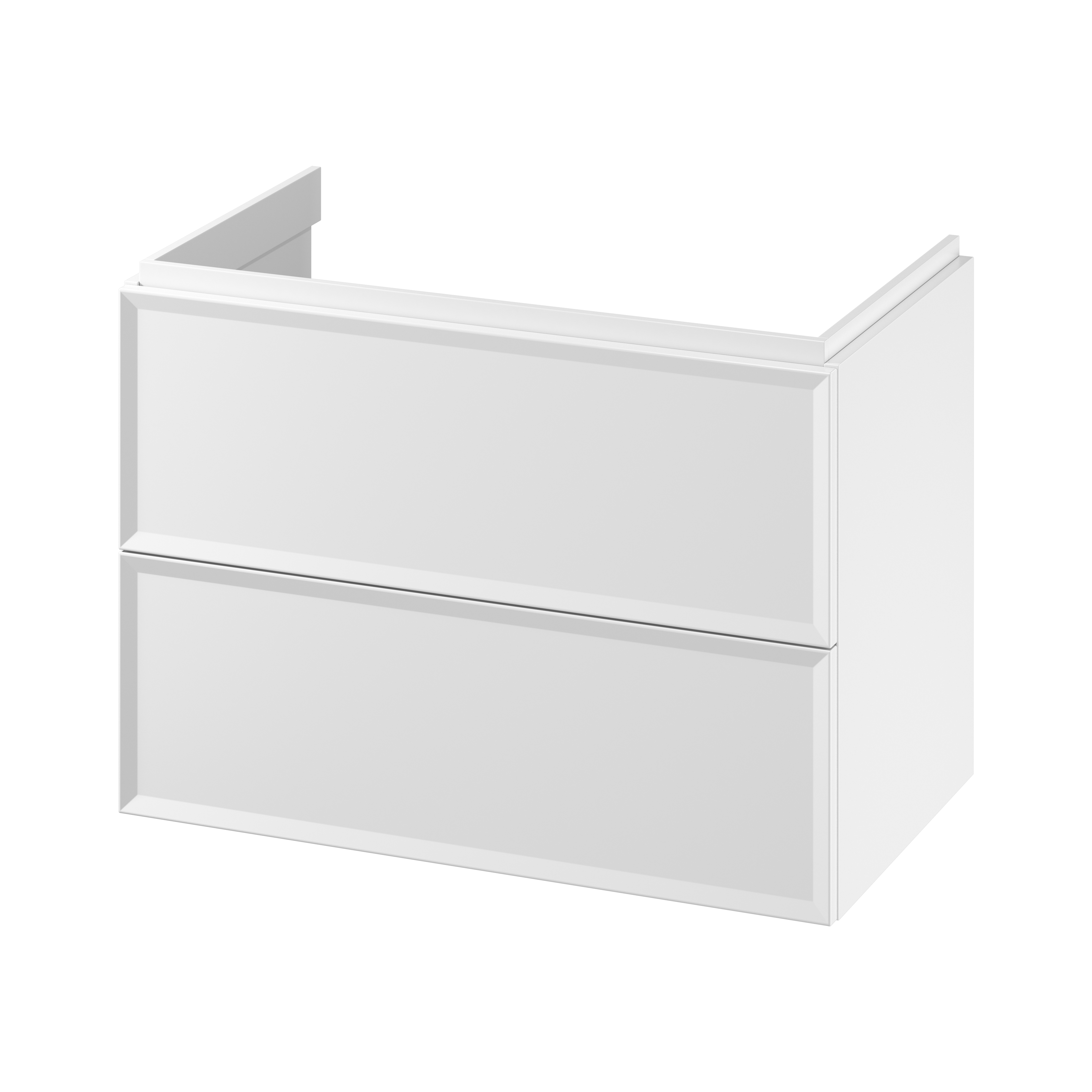 Cersanit Milagros szekrény 79.4x44.6x55.1 cm mosdókagyló alá akasztható fehér S1021-004