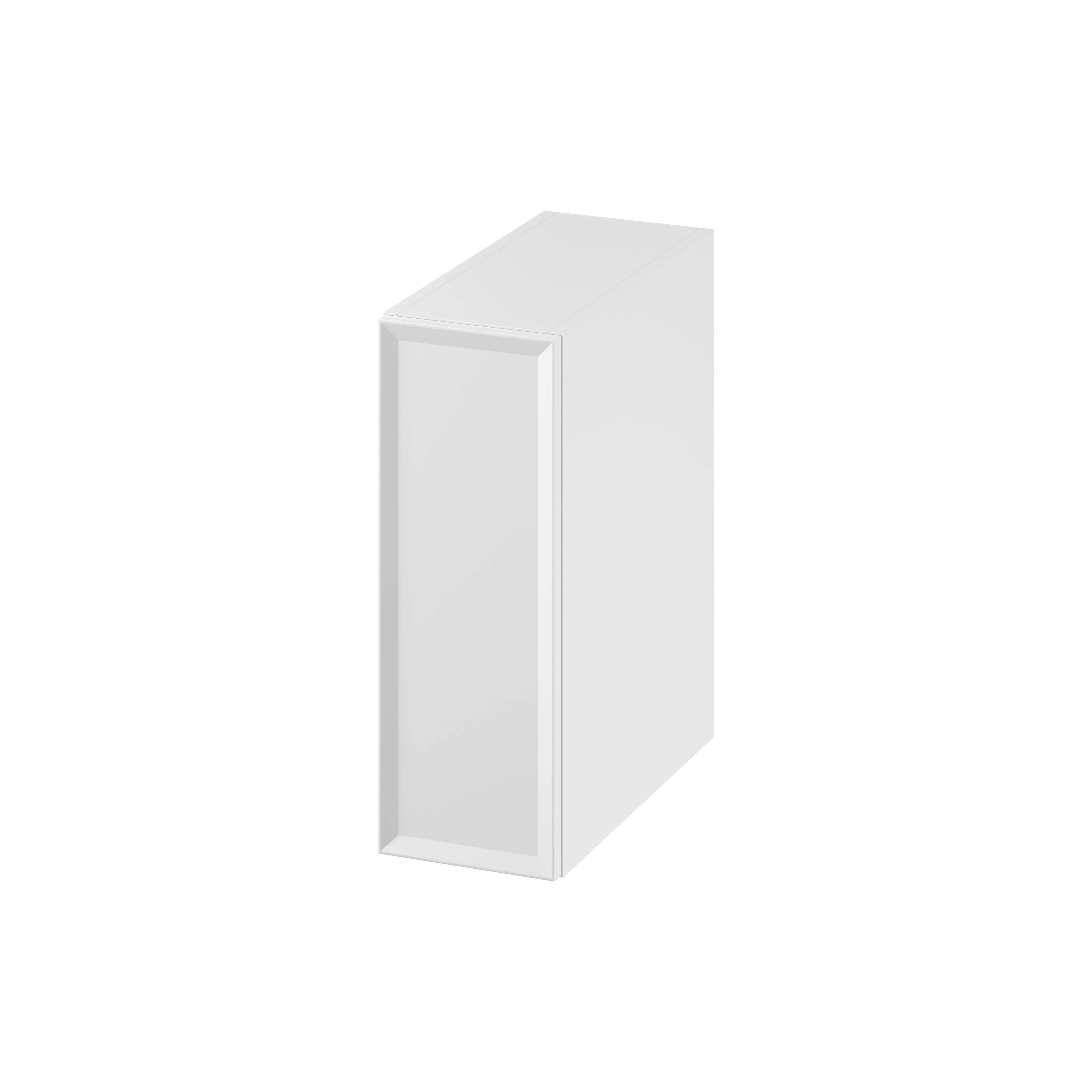 Cersanit Milagros szekrény 20x44.6x55.1 cm oldalra akasztható fehér S1022-006