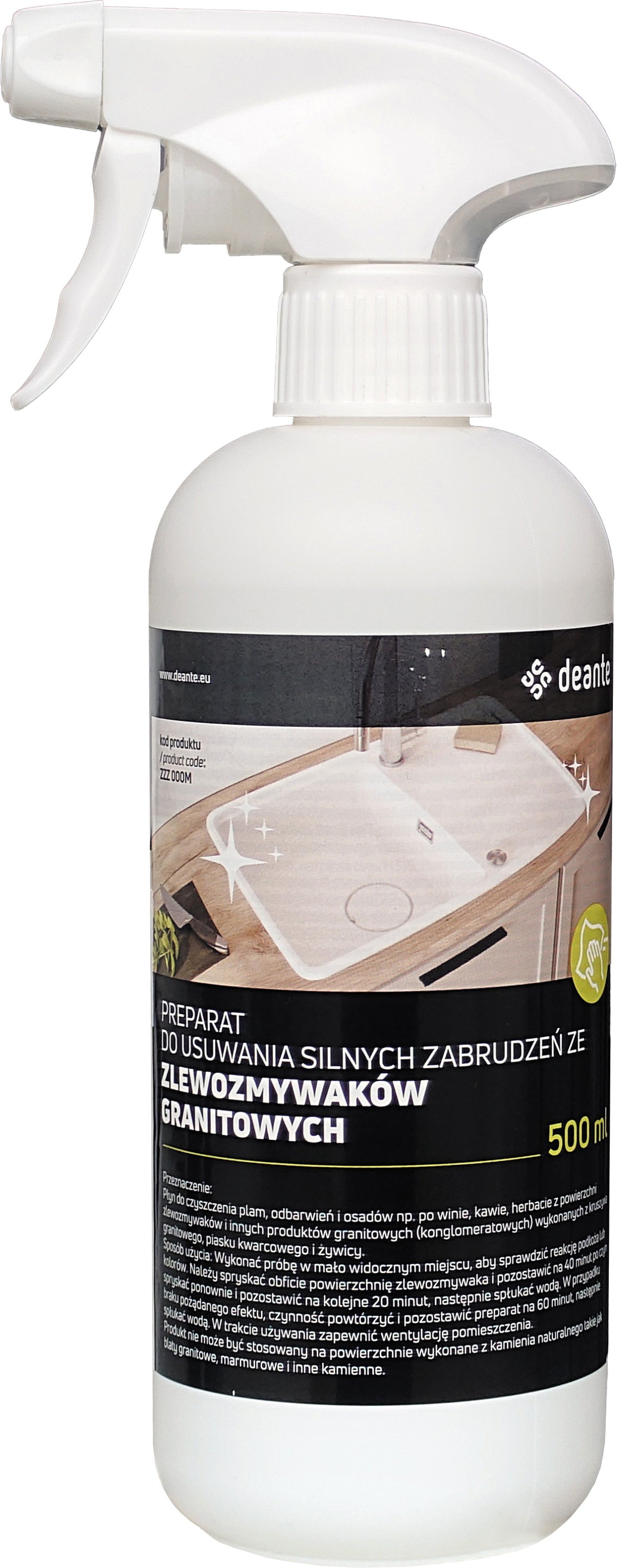 Deante természetes és műkő tisztító vegyszer 500 ml ZZZ_000M