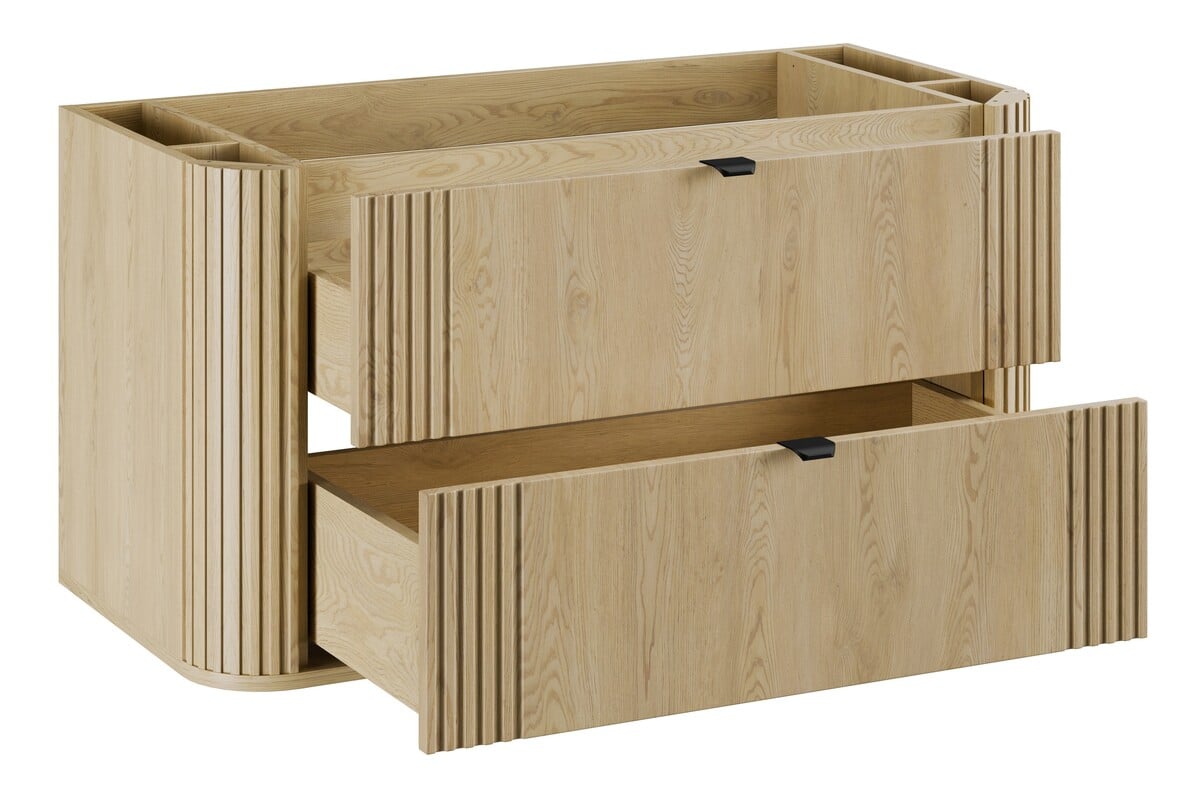 Comad Ovalia Cremona szekrény 100x45.8x53 cm mosdókagyló alá akasztható tölgy OVALIA CREMONA 82-100-46-2S