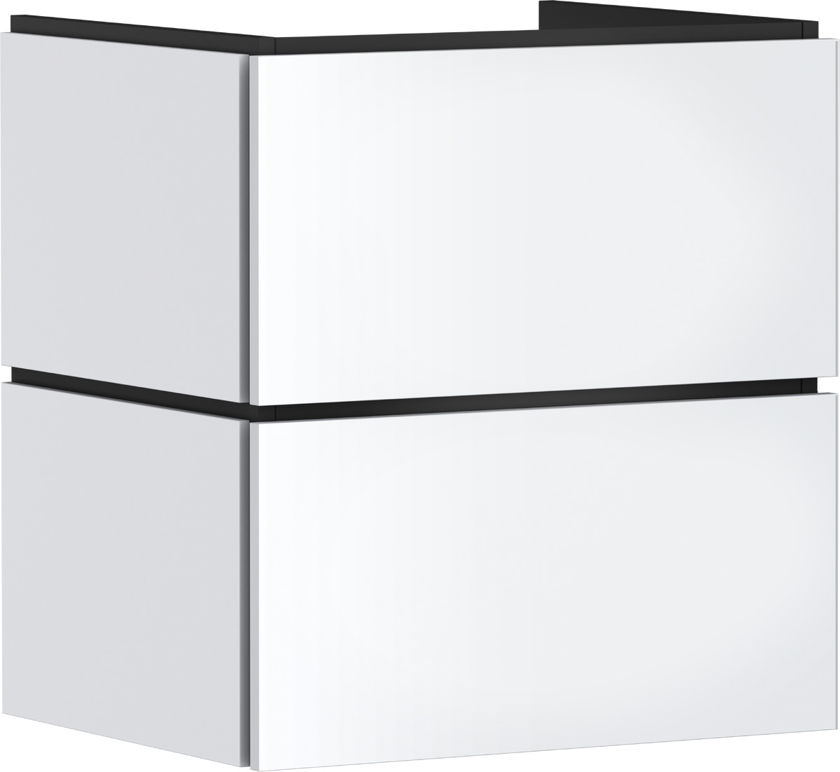 Hansgrohe Xilesa E szekrény 58x47x62 cm mosdókagyló alá akasztható fehér 54293700