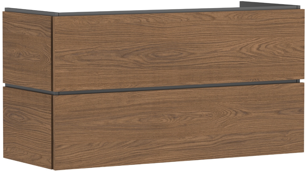 Hansgrohe Xilesa E szekrény 118x47x62 cm mosdókagyló alá akasztható tölgy 54298550