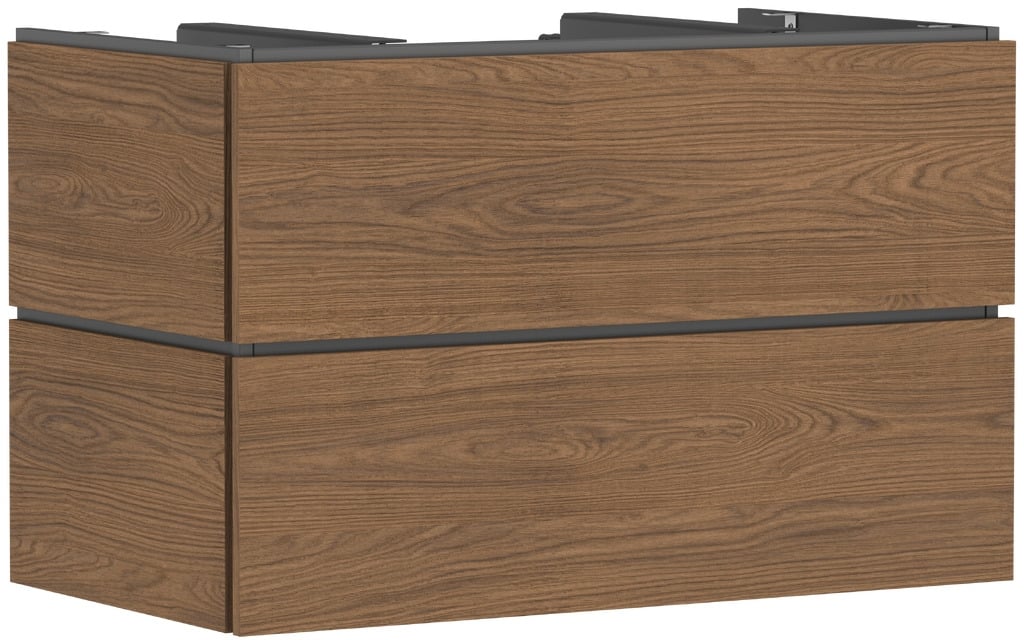 Hansgrohe Xilesa E szekrény 98x55x62 cm mosdókagyló alá akasztható tölgy 54301550