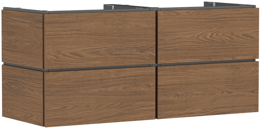 Hansgrohe Xilesa E szekrény 137.5x55x62 cm mosdókagyló alá akasztható tölgy 54305550