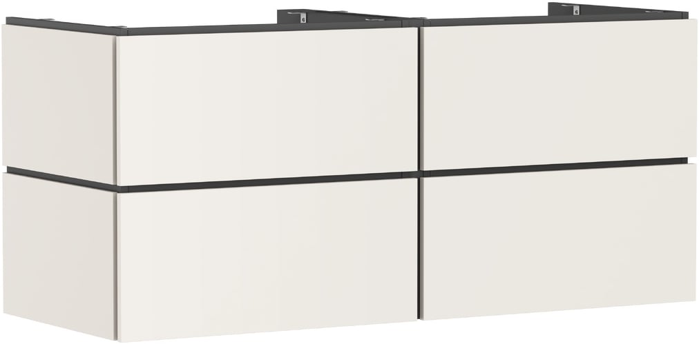 Hansgrohe Xilesa E szekrény 137.5x55x62 cm mosdókagyló alá akasztható homok 54305780