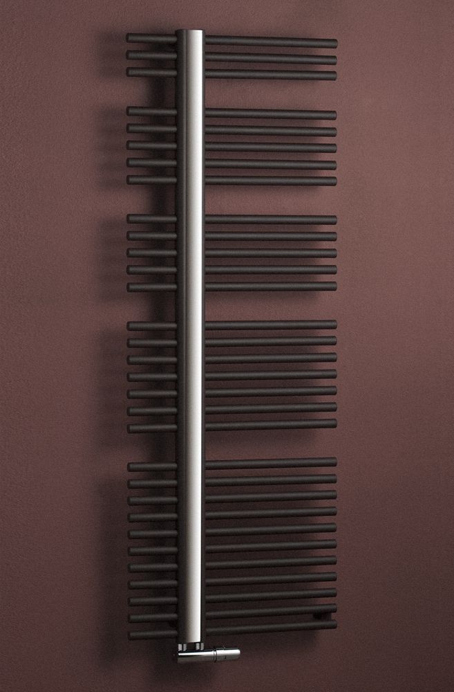 P.M.H. Kronos fürdőszoba radiátor 167x60 cm fekete KR3BL