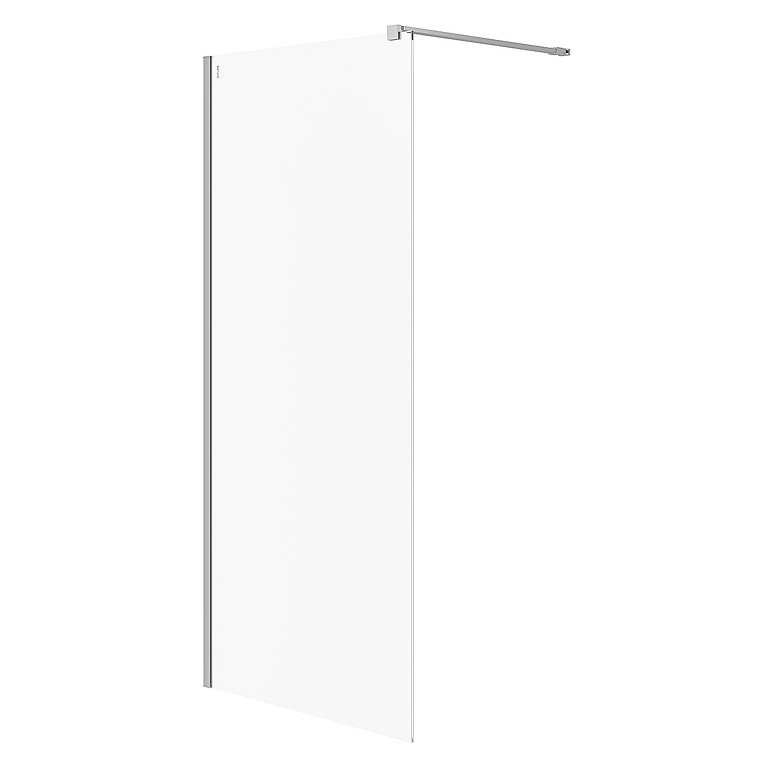 Cersanit Mille zuhanykabin fal walk-in 90 cm króm fényes/átlátszó üveg S161-006