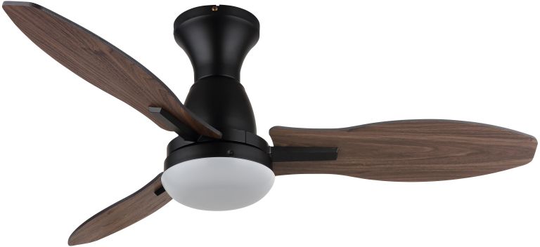 Globo Lighting Gale mennyezeti lámpaventilátor 1x22 W fehér-fekete-fa 03671B