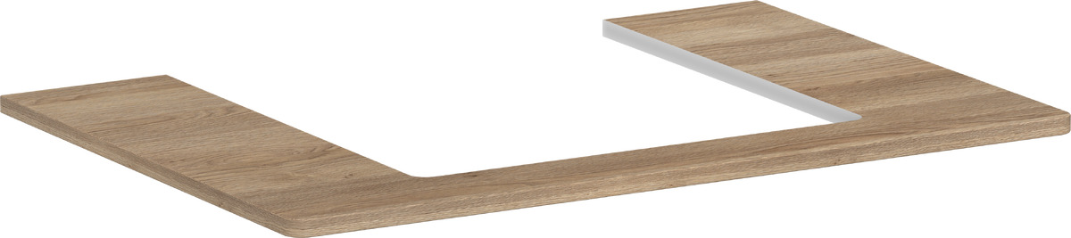 Hansgrohe Xelu Q szekrény feletti pult 78x55 cm tölgy 54094230