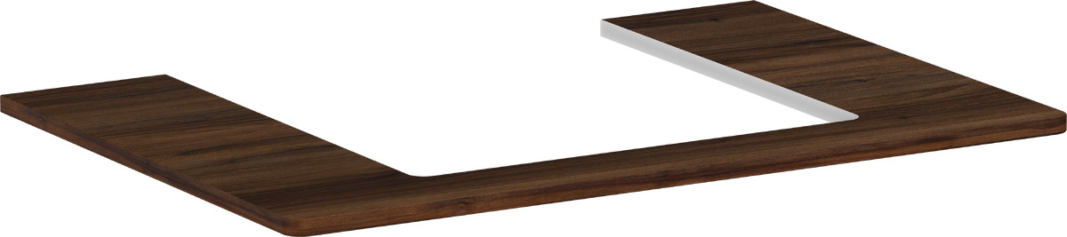 Hansgrohe Xelu Q szekrény feletti pult 78x55 cm dió 54094630